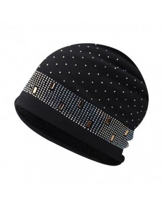 Gorro de punto de diamante...